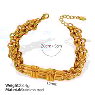 SL74 gold bracelet 