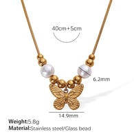 TPXL53G gold necklace 