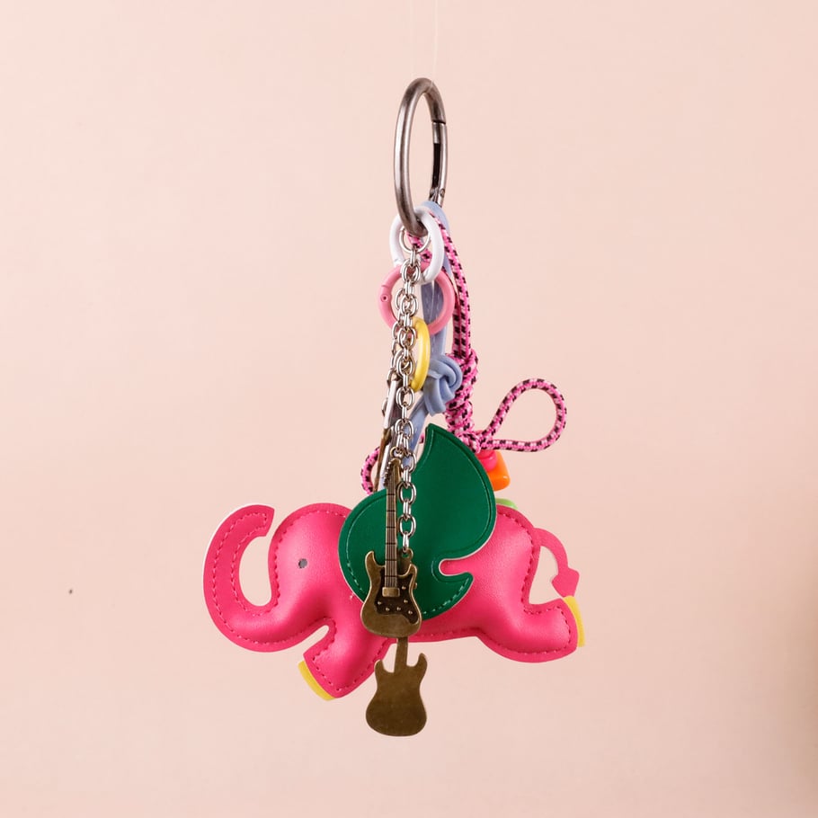 1 Stück Simple Series Niedliche Tierleder Damen Taschenanhänger Bild2