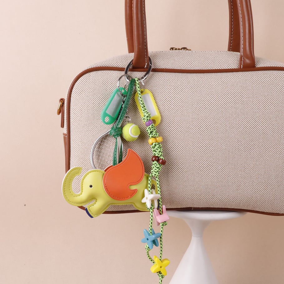 1 Piece Cute Elephant Women's Bag Charms 