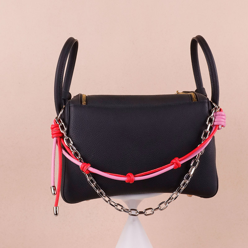 1 Stück Simple Series Retro Twist Aluminium Damen Taschenanhänger 