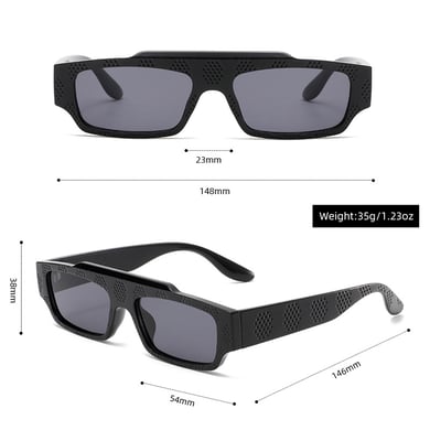 1 Pair of Stylish and Versatile Small Square-frame Women's Sunglasses h5 Picture5