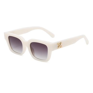 1 Stück Simple Series Daily Leopard Print Kunststoff Damen Sonnenbrille h5 