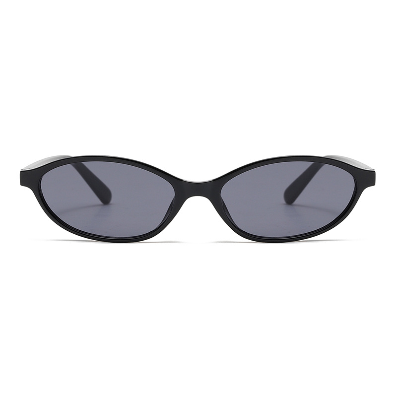 1 Pair of Stylish Oval Cat - eye Versatile Women's Sunglasses Picture2