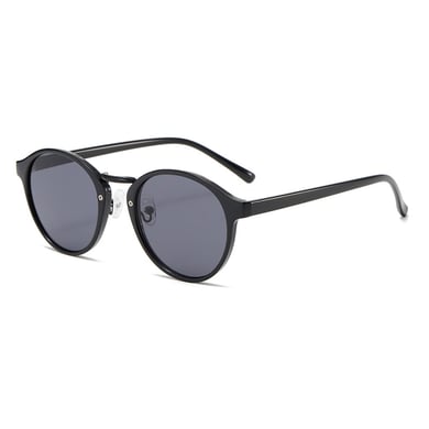 Lunettes de soleil pour femmes, 1 pièce, série simple, décontractées, couleur unie, en plastique h5 