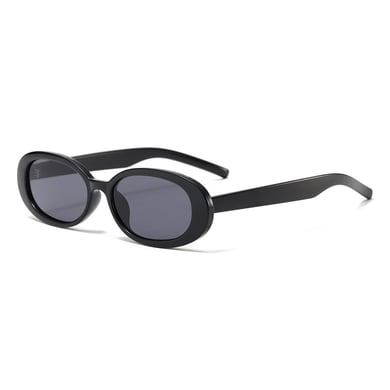 1 Pair Simple Series Daily Solid Color Plastic Women's Sunglasses h5 