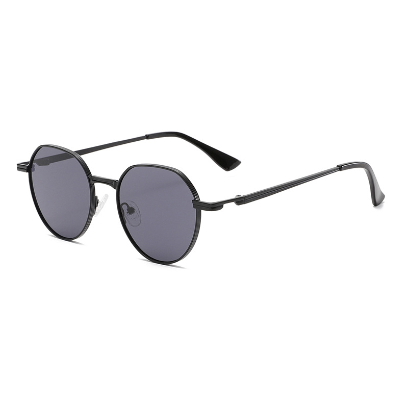 1 Pair Simple Series Daily Solid Color Alloy Women's Sunglasses 