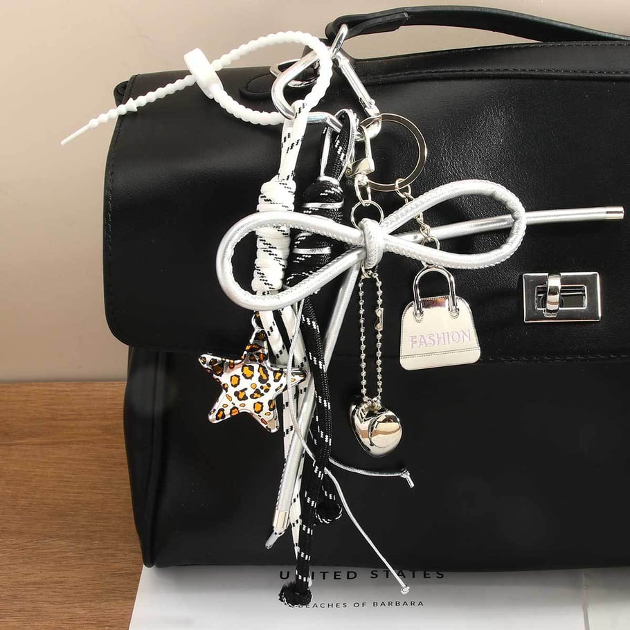 1 Piece Retro Style Leopard Star Women's Bag Charms 