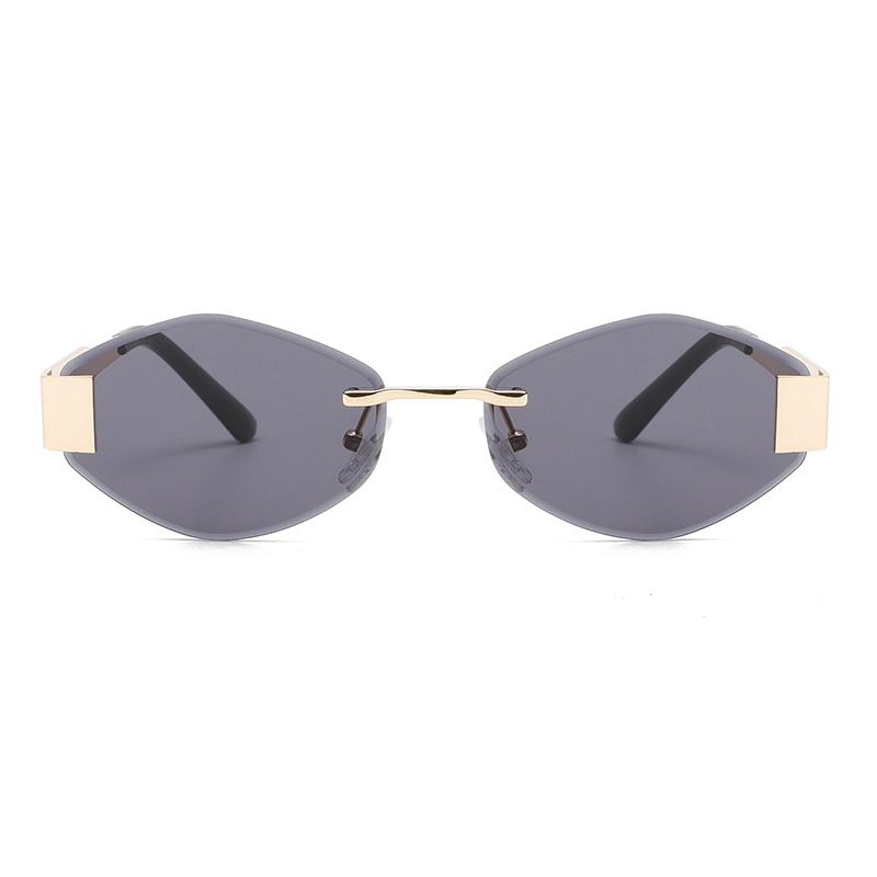 1 Pair Simple Series Daily Solid Color Alloy Women's Sunglasses Picture2