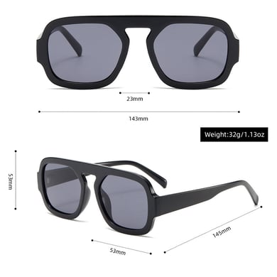 1 Pair Simple Series Daily Leopard Print Plastic Women's Sunglasses h5 Picture3