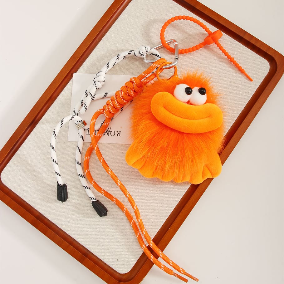 1 Piece Cute Plush Doll Women's Bag Charms Picture2