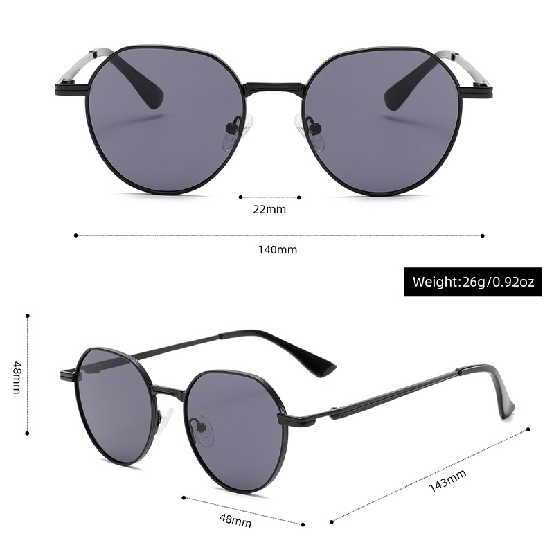 1 Pair Simple Series Daily Solid Color Alloy Women's Sunglasses Picture4