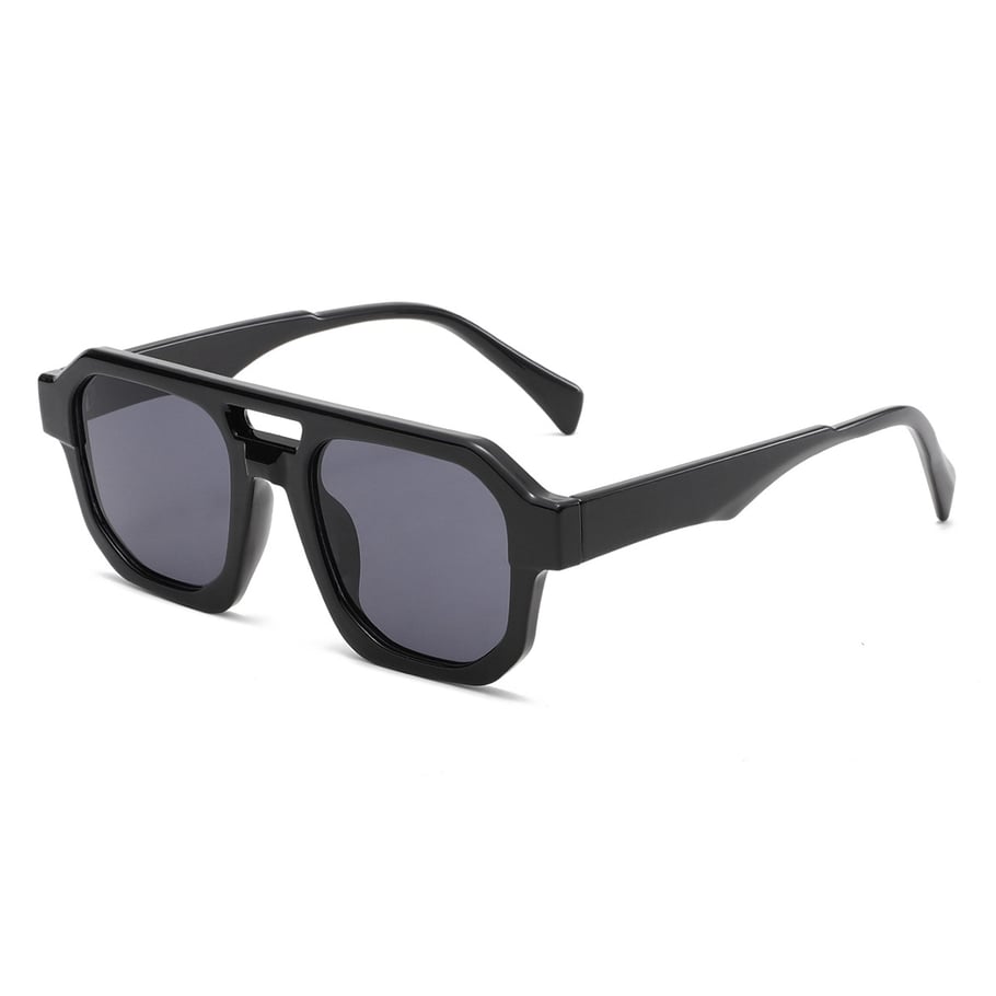 1 Stück Simple Series Casual Solid Color Kunststoff Damen Sonnenbrille 
