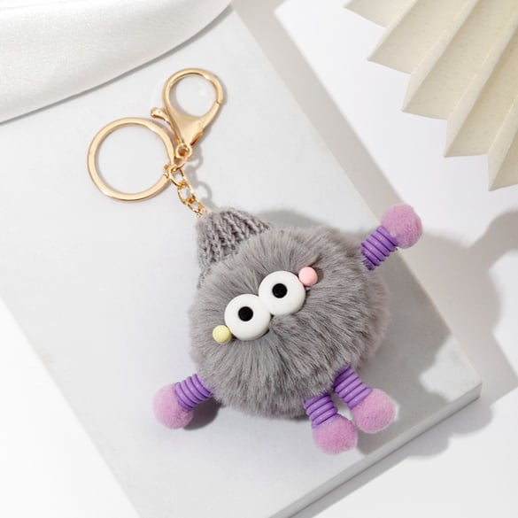 1 Stück süße Plüschpuppen-Taschenanhänger 2