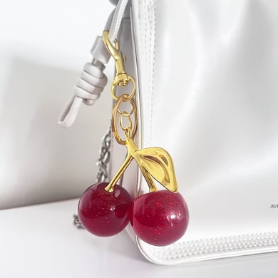 1 Piece Sweet Cherry Women's Bag Charms h5 Picture2