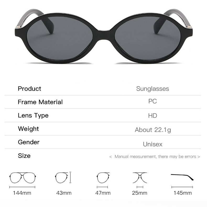 1 Piece Simple Series Retro Solid Color Plastic Women's Sunglasses Picture3