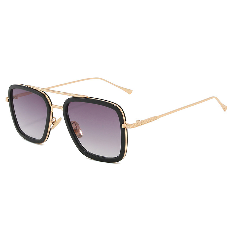 1 Piece Simple Series Retro Solid Color Alloy Women's Sunglasses 