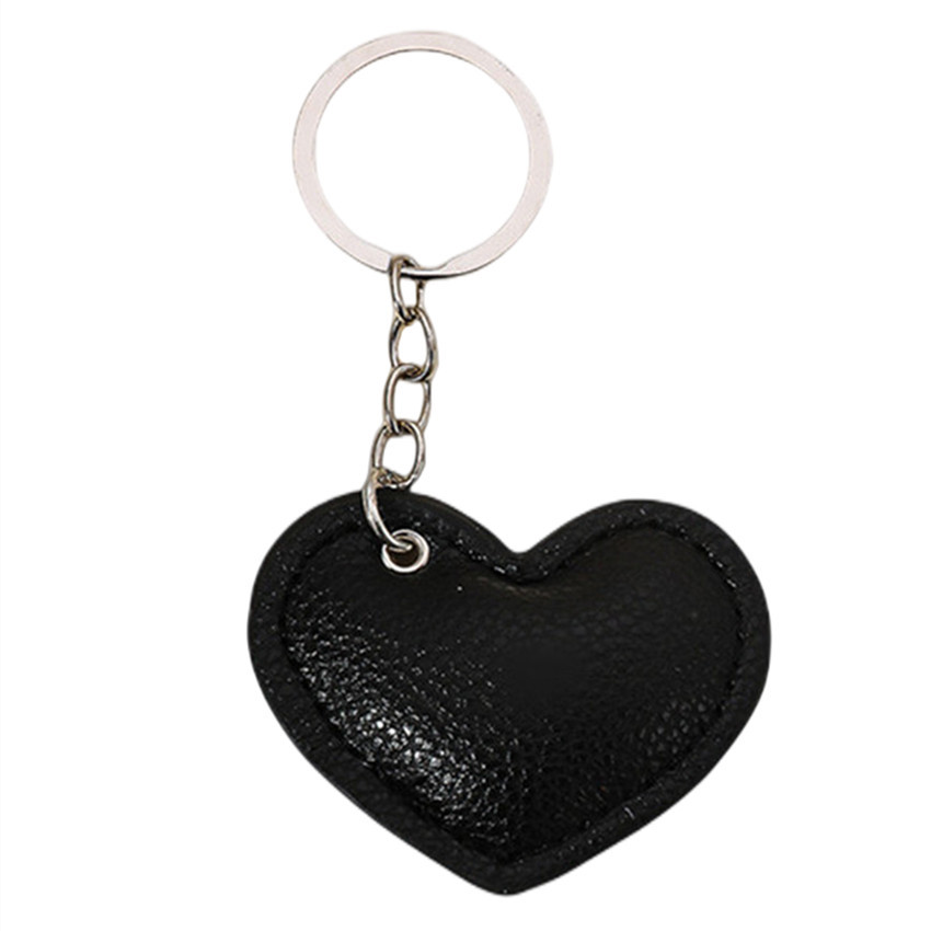 1 Piece Retro Leather Heart Women's Bag Charms 
