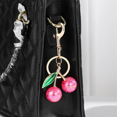 1 Piece Sweet Cherry Women's Bag Charms h5 