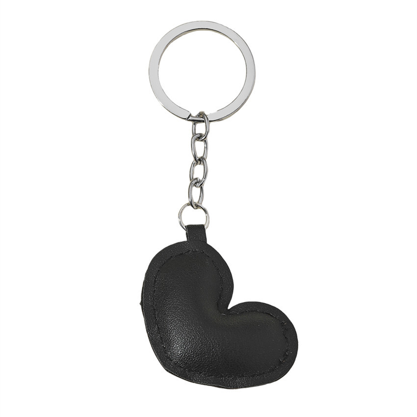1 Piece Cute Leather Heart Women's Bag Charms 