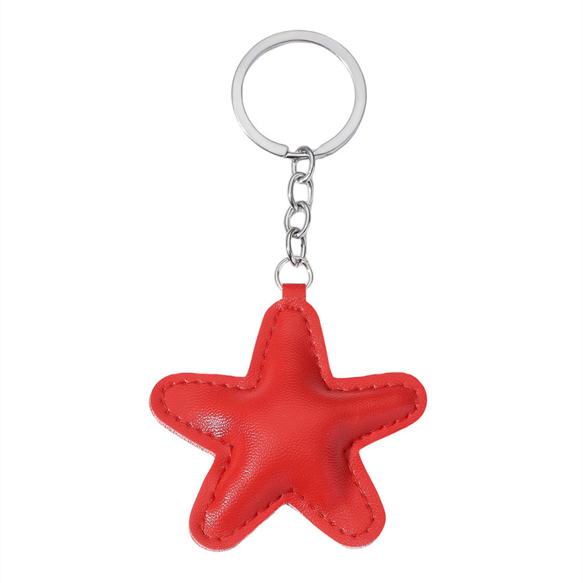 1 Piece Cute Leather Star Bag Charms 
