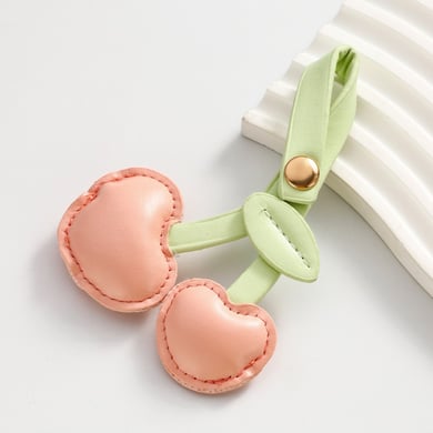 1 Piece Sweet Leather Cherry Women's Bag Charms h5 