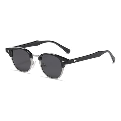 1 Piece Simple Series Retro Solid Color Plastic Women's Sunglasses h5 