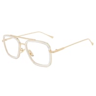 Gold frame transparent ring flat C8 Picture6