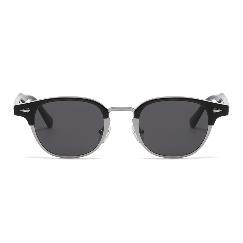 1 Piece Simple Series Retro Solid Color Plastic Women's Sunglasses Picture2