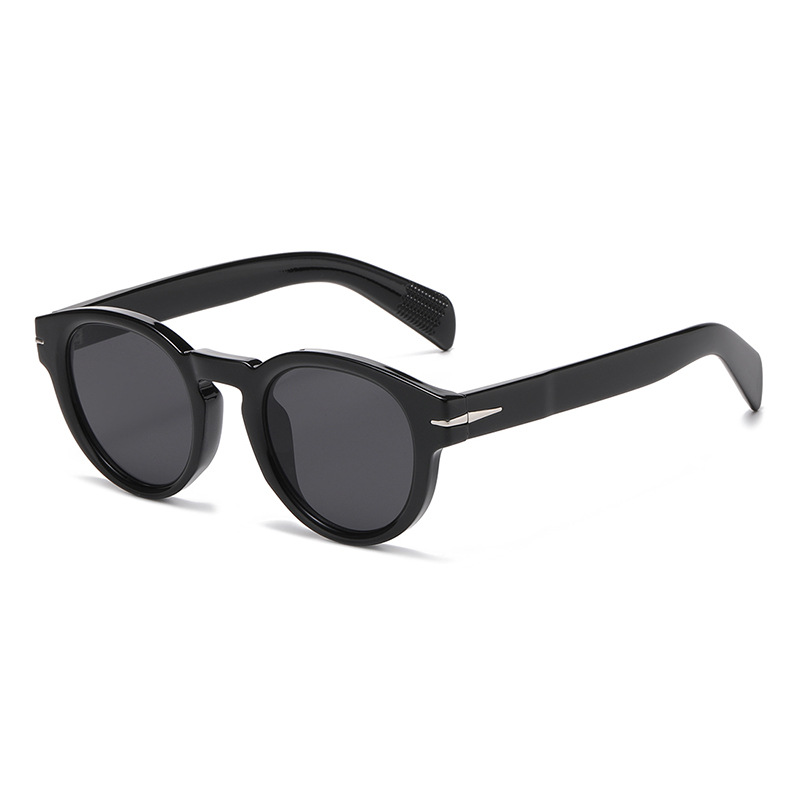 1 Piece Simple Series Retro Solid Color Plastic Women's Sunglasses 