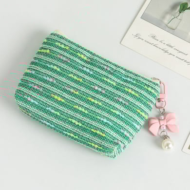 1 Piece Colorful Striped Women's Makeup Bags h5 