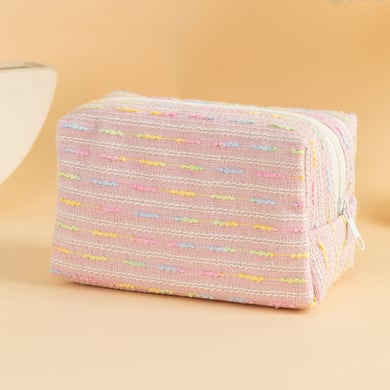 1 Piece Colorful Striped Women's Makeup Bags h5 