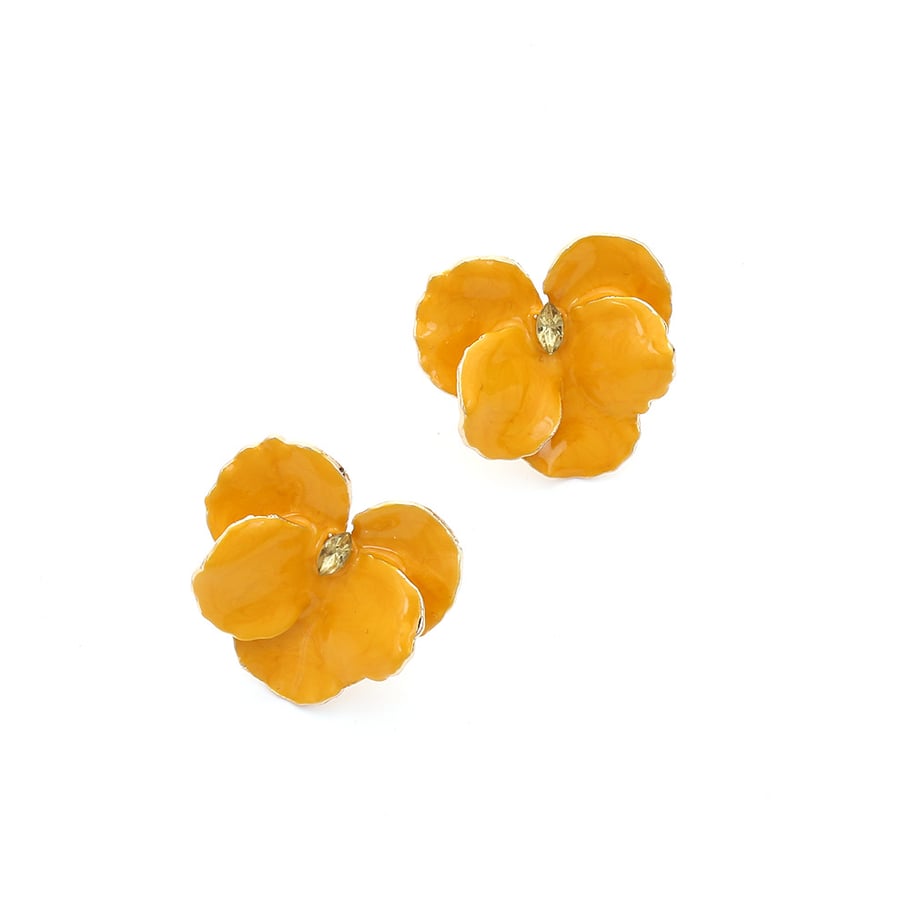 1 Pair Retro Flower Alloy Women's Stud Earrings Picture2