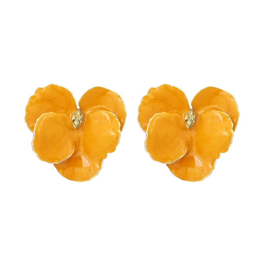 1 Pair Retro Flower Alloy Women's Stud Earrings 