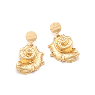 1 Pair Vintage Alloy Conch Dangle Earrings h5 Picture2