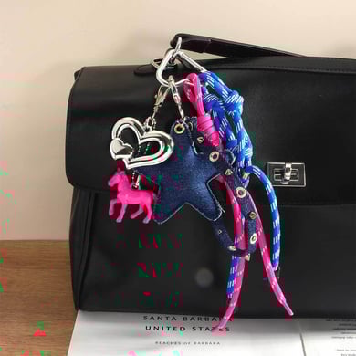1 Piece Simple Series Daily Star Fabric Women's Bag Charms h5 