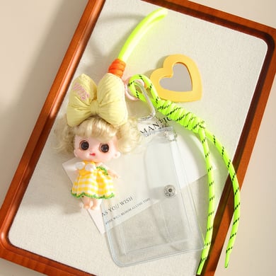 1 Piece Pink Cute Girl Doll Women's Bag Charms h5 