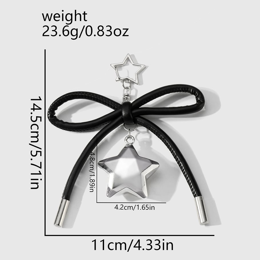 1 Piece Simple Leather Bow Knot Women's Bag Charms Picture2
