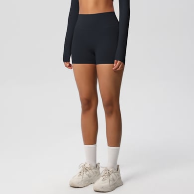 1 Piece High Elastic Comfortable and Breathable Yoga Shorts Women's  Outdoor Clothing h5 Picture2
