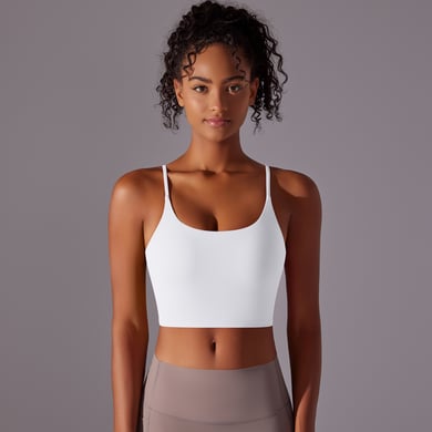 1 Piece Solid Color High Elasticity Sports Bra Women's Sport & Outdoor Clothing h5 Picture2