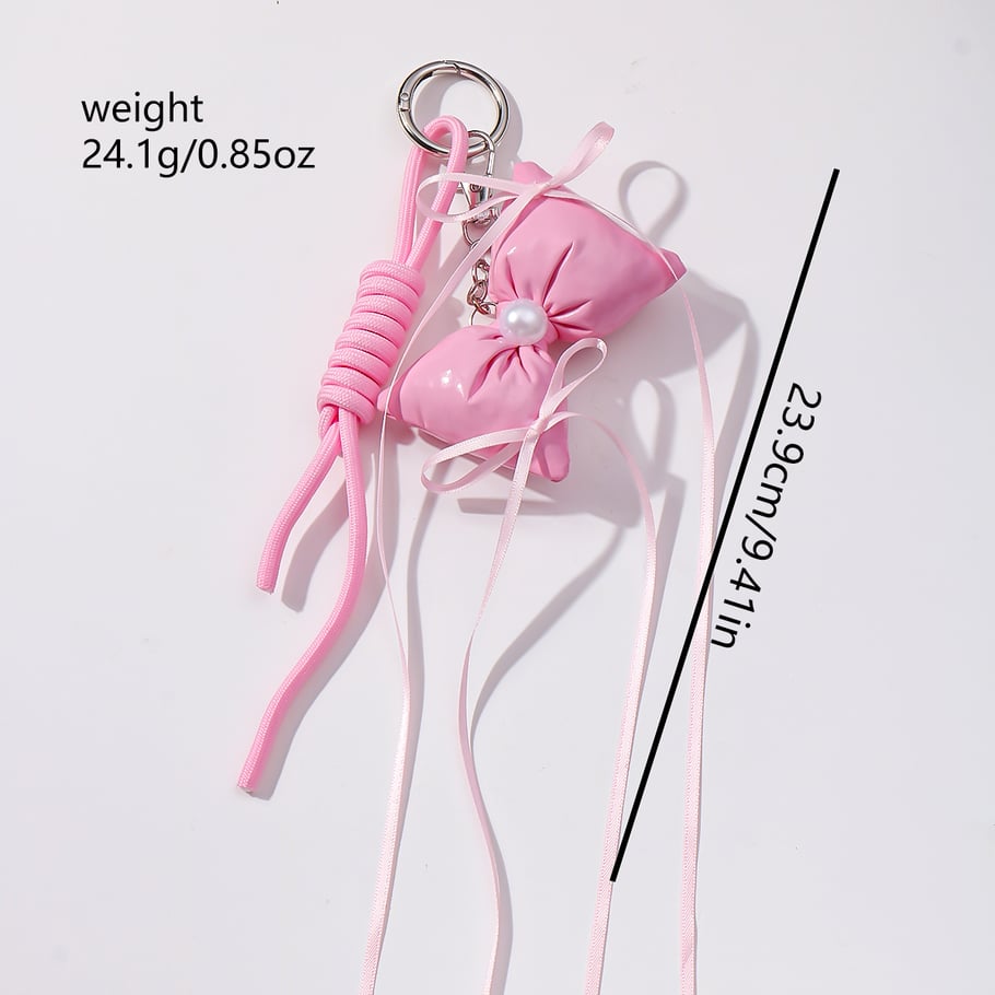1 Piece Sweet Love Bow Knot  Women's Bag Charms Picture2