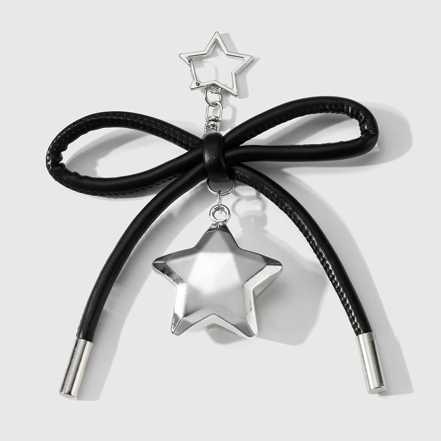 1 Piece Simple Leather Bow Knot Women's Bag Charms 