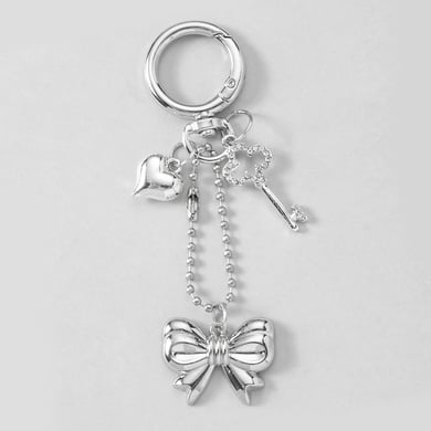 1 Piece Simple Bow & Love Bag Charms h5 
