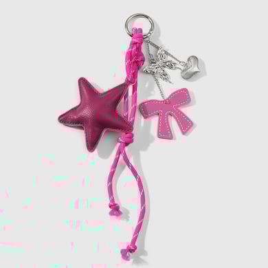 1 Piece Leather Star & Love Women's Bag Charms h5 