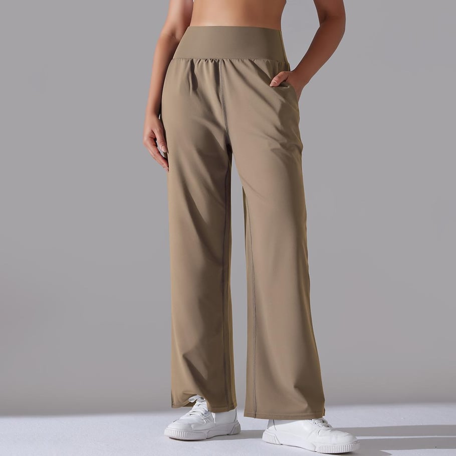 1 Piece High Waisted Comfortable and Super Elastic  Women's Sports  Casual Pants 