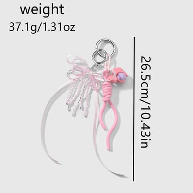 1 Piece Sweet Bow Knot Alloy Women's Bag Charms h5 Picture2