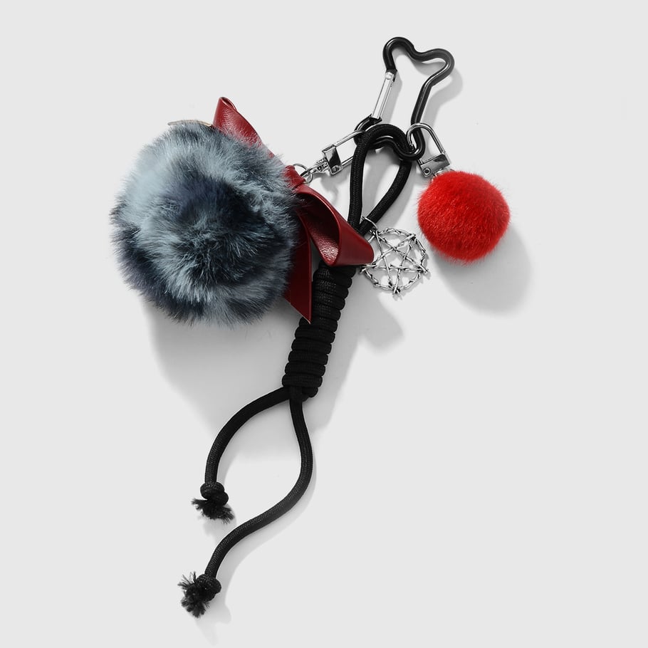 1 Piece Cute Plush Bone Bag Charms Picture2