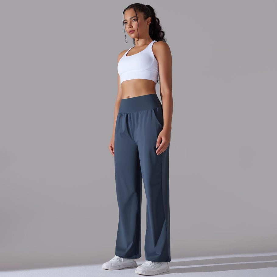 1 Piece High Waisted Comfortable and Super Elastic  Women's Sports  Casual Pants Picture2