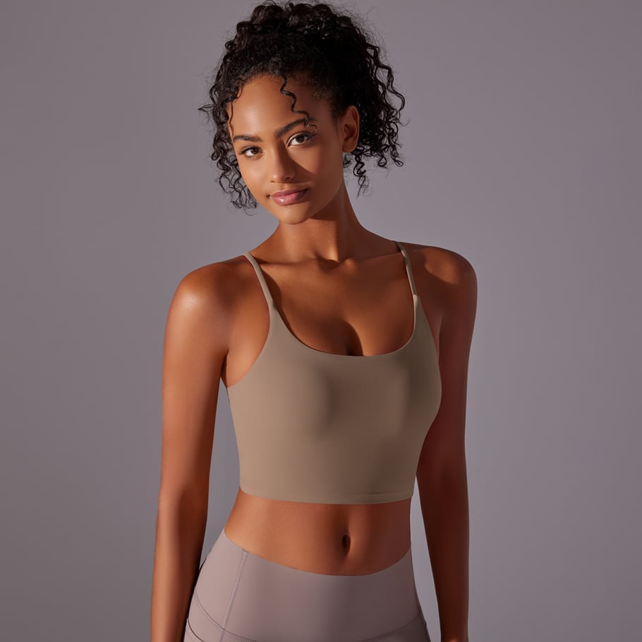 1 Piece Solid Corlor Comfortable Daily Sports Bra Women's Sport Outdoor Clothing Picture2