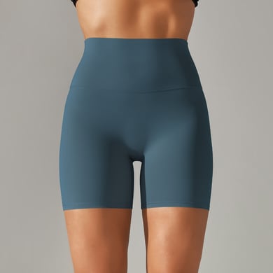1 Piece Solid Color High Stretch Sports Yoga Cycling ShortsWomen's Sport  Clothing h5 